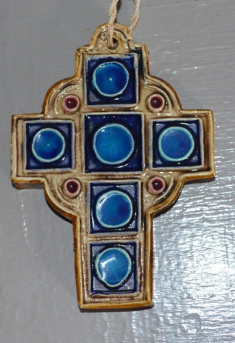 Croix céramique émaillée - céramique,