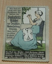 37950 Vignette Publicitaire Livres De Couture Mode Allemande - Journal Leipzig