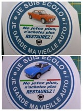 Autocollant LANCIA Je suis