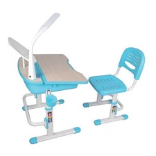 Bureau & Chaise Enfant "Comfortline" 70cm Bleu