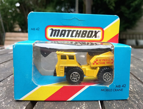 Matchbox mobile crane - mb,