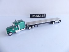 (3) TONKIN REPLICAS INC 1:87 AMERICAN TRUCK + TRAILER WITHOUT LOADING