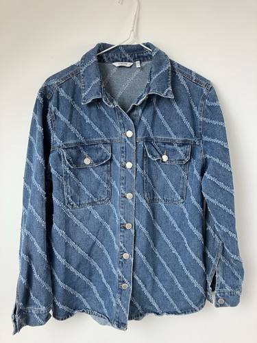 Sur chemise jean - chemise, avec