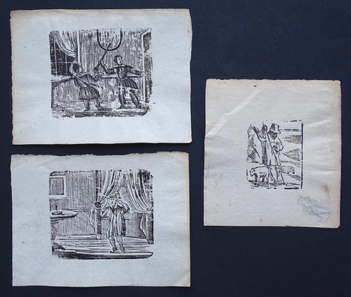 Lot gravures sur bois - lot, de