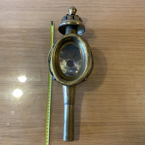 Antique brass carriage - , lantern