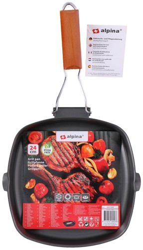 Alpina poêle griller - poêle,