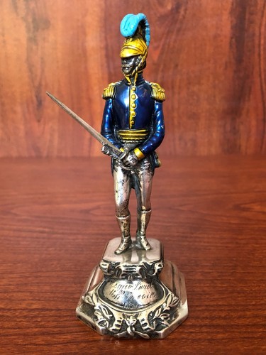 800 silver and hand - and, painted