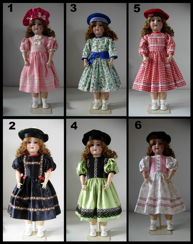 Robe poupée ancienne - robe,
