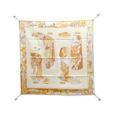Authentic HERMES BOTTES STORY Carre 004203S Scarf  #260-007-763-5396