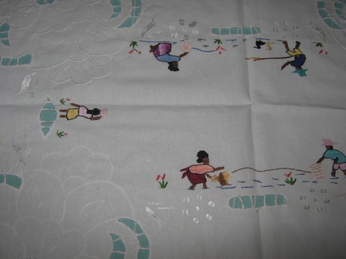 Napperon vintage broderie - vintage,