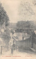 Cpa - Pesmes - Les Escaliers