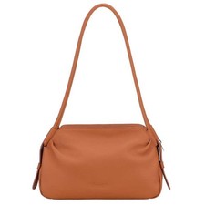Mocca - Sac épaule en cuir