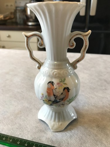 Ancien soliflore decor oiseau - ancien,