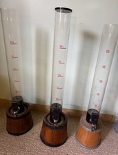 3 Colonnes à bière type Girafe 2,5L – base en bois massif