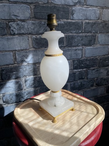 Pied lampe albâtre - lampe,