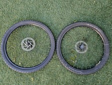 CANNONDALE LEFTY 26" MTB Wheelset W/ Mavic Rims , Cannondale Hubs, Tyres, Rotors