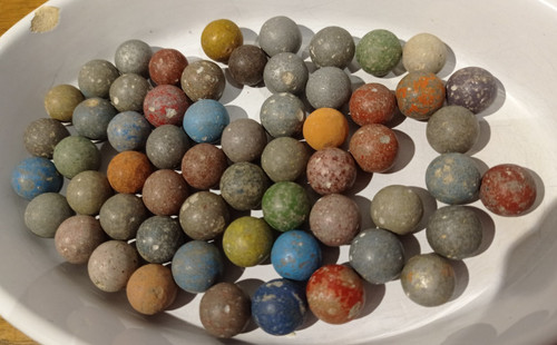 Vintage lot billes en - de,