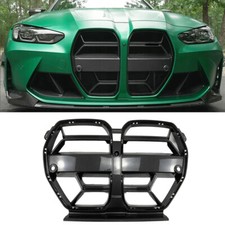 FOR 21-25 BMW M3 G80 M4 G82 G83 CSL STYLE PREPREG CARBON FIBER NOSE GRILL GRILLE