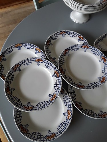 Assiettes plates art - 6, deco