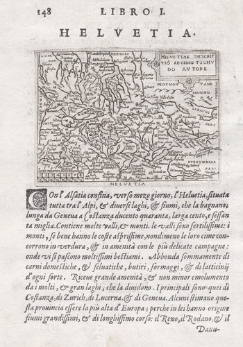 Carte suisse ortelius - la,