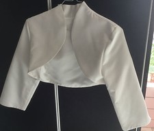 boléro robe de mariée blanc taille XS 34