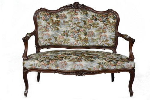 Banquette noyer style - noyer,