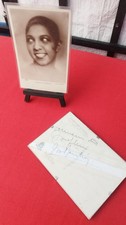 Josephine Baker Dedication Two Card Folies Bergere Casino de Paris Artist