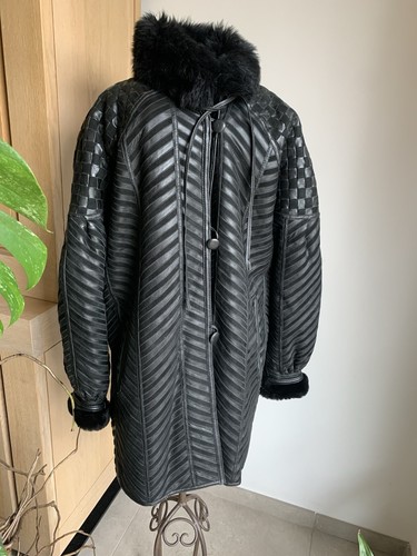Gewachsenes lammfell manteau - gewachsenes,