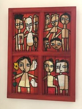 tableau OSAMA - Huile sur