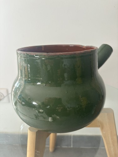 Toupin ancien marmite terre - ,
