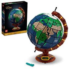 LEGO Ideas Globe 21332 Rotating Earth Model Illuminated Continents Ship Compass