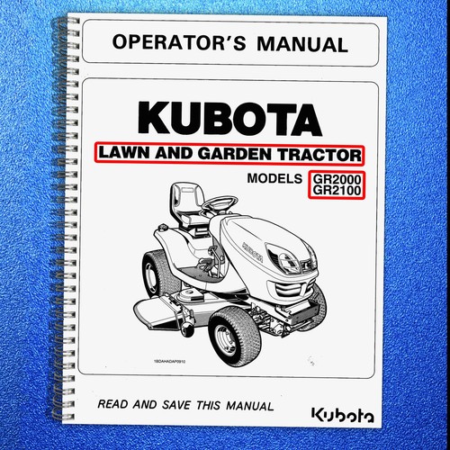 Kubota gr2000 gr2100 lawn - gr2000,