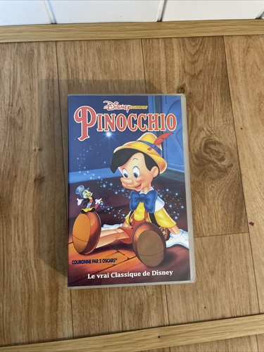 Vhs pinocchio walt disney - vhs,