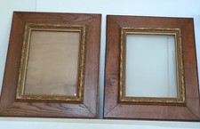 PAIRE CADRE BOIS CHENE ET