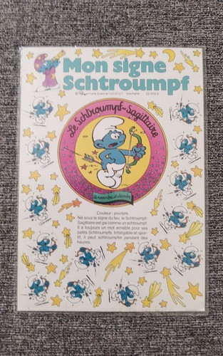 Peyo mon signe - ", schtroumpf