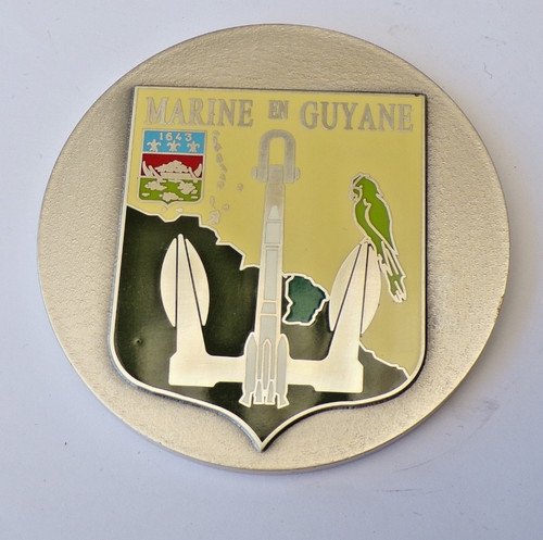 Médaille table marine - marine, en