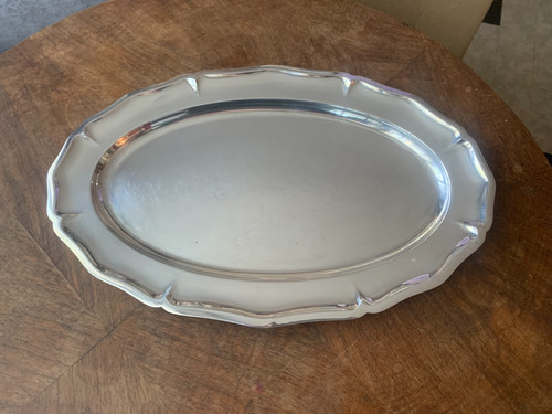 Grand plat ovale métal - grand,