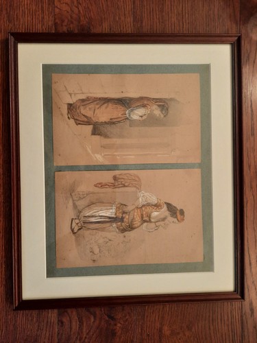 Dessin ancien orientaliste - ancien,