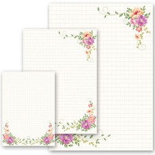 Papier à motif LETTRE FLORALE