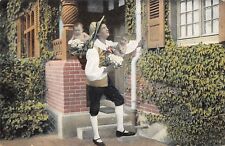 CPA FANTAISIE FIGURANT DES BEBES PORTEUR DE BEBES