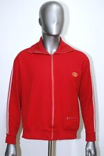 RARE ADIDAS VENTEX Globus Vintage 60s Red Tracksuit Jacket Size L Made in France