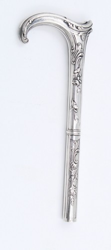 Manche ombrelle en argent - manche,