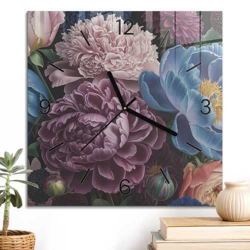 Horloge murale verre - horloge, en