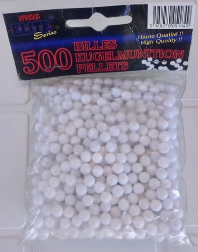 Sachet 500 billes airsoft - sachet, d'airsoft