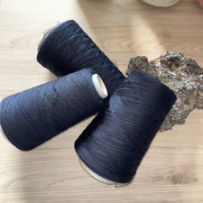 Fil à tricoter,   Bleu Marine