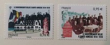 2 Timbres 2015 Le gouvernement belge à Sainte Adresse Y&T N° 4933/4934 Neuf**