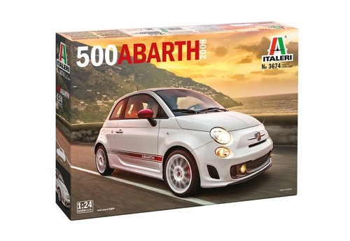Italeri fiat 500 abarth 2008 - fiat,