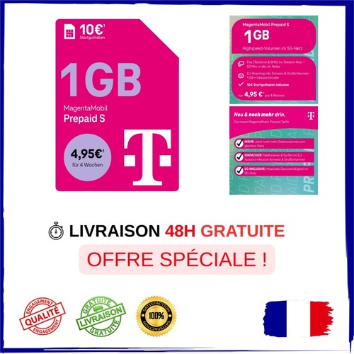 Carte sim prépayée deutsche - sim,