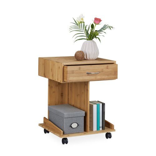Table appoint roulettes - table, d'appoint