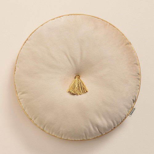 Coussin rond velours - coussin,